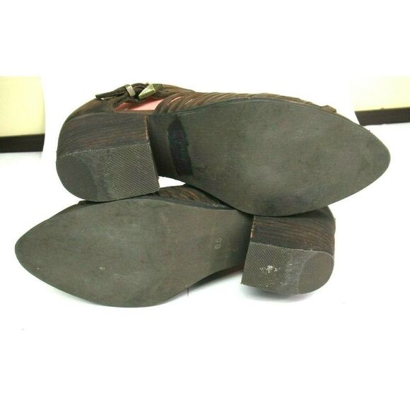 Jeffrey Campbell Brown Stillwell Ankle Bootie - Picture 7 of 12